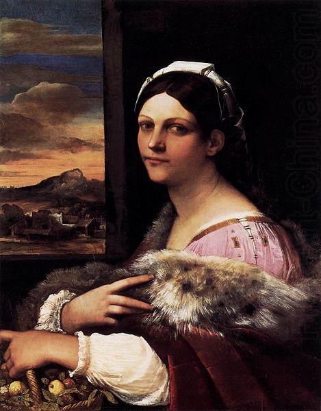 A Young Roman Woman, Sebastiano del Piombo